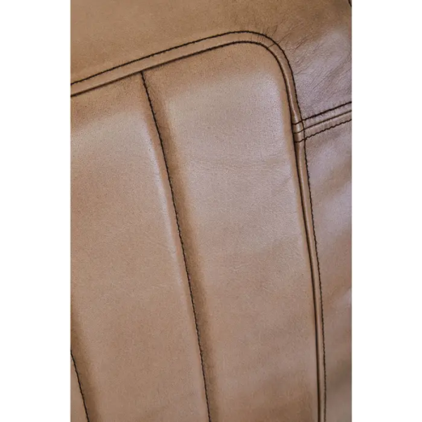 Fifty Five Avenue   Buffalo Grey Leather Armchair - Image 7