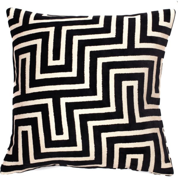 Malini Paul Moneypenny Amazing Black Large Cushion