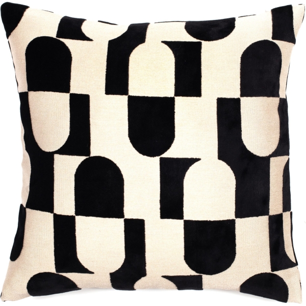 Malini Paul Moneypenny Chillpill Black Large Cushion