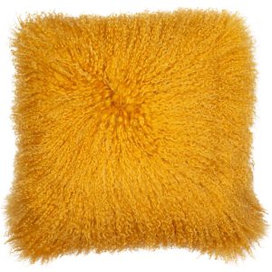 Malini Mongolian Mustard Cushion