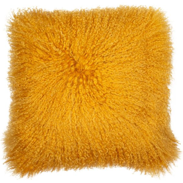 Malini Mongolian Mustard Cushion