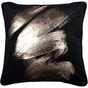 Paul Moneypenny Gentlestrokes Black Cushion