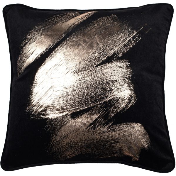 Paul Moneypenny Gentlestrokes Black Cushion
