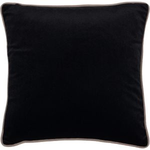 Malini Paul Moneypenny Twofaced Black And Cream Cushion