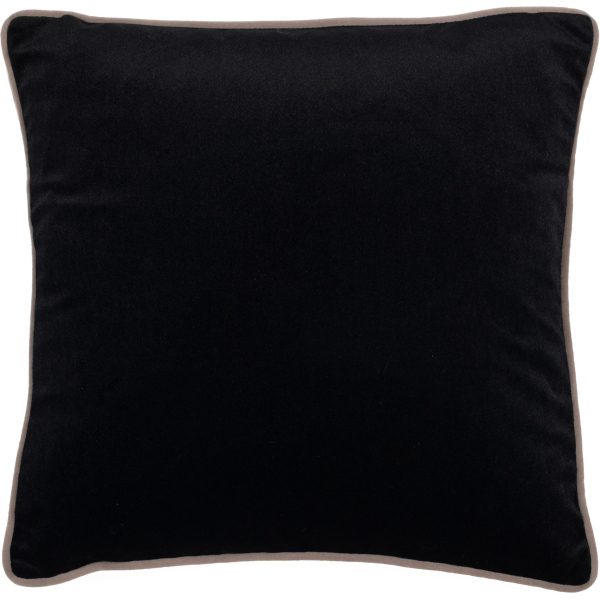 Malini Paul Moneypenny Twofaced Black And Cream Large Cushion