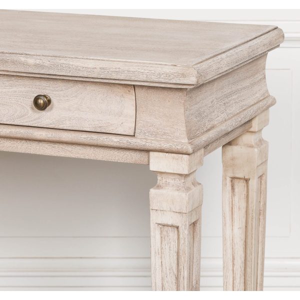 Acacia 4 Drawer Breakfront Console Table - Image 5