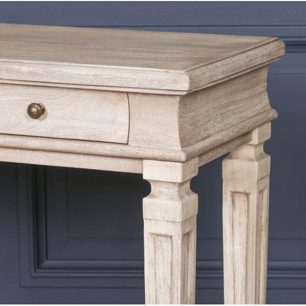 Acacia 4 Drawer Breakfront Console Table - Image 9