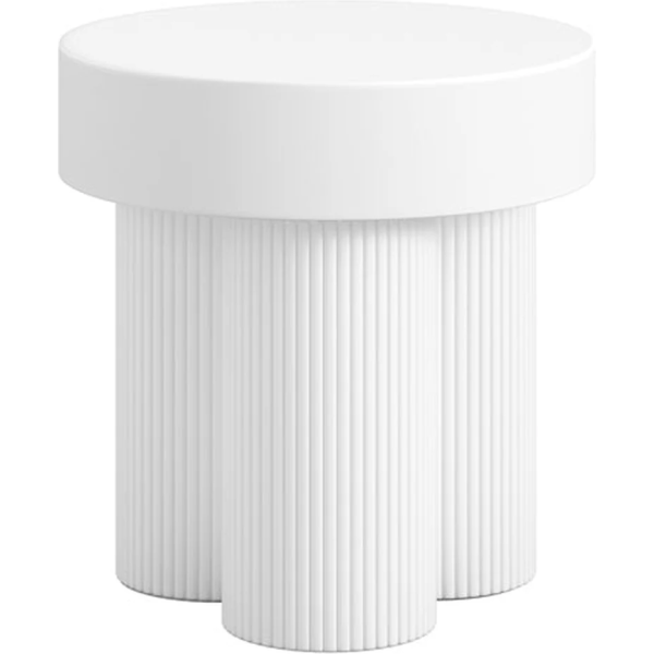 Anoushka Living  Elara White Side Table - Image 2
