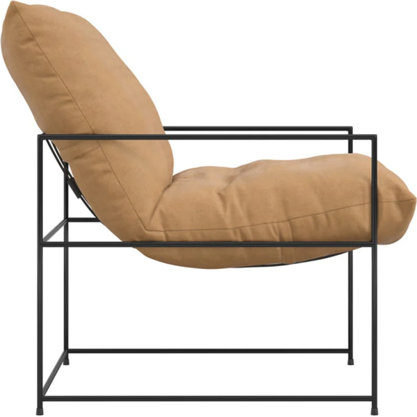 Anoushka Living  Queens Tobacco Accent Chair in Brown - Image 5