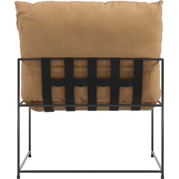 Anoushka Living  Queens Tobacco Accent Chair in Brown - Image 6