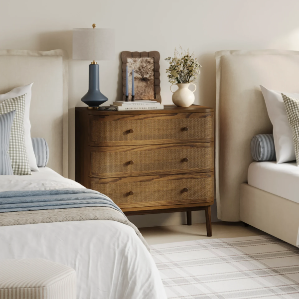 Anoushka Living  Cove Chest Of Drawers in Smoked Wood - Image 8