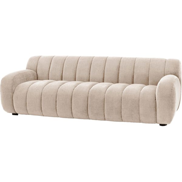 Gallery Interiors  Caden Retro Cream Sofa - Image 6
