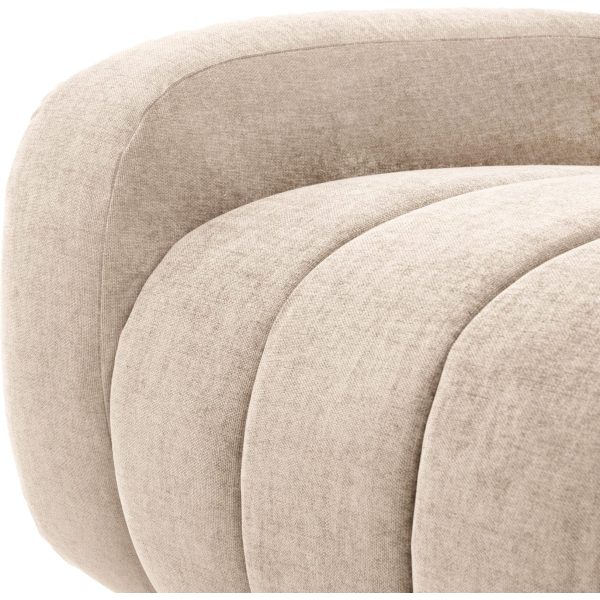 Gallery Interiors  Caden Retro Cream Sofa - Image 9
