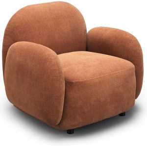 Anoushka Living  Noelle Accent Chair in Rust