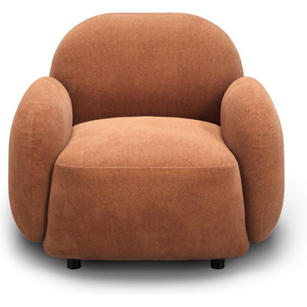 Anoushka Living  Noelle Accent Chair in Rust - Image 4