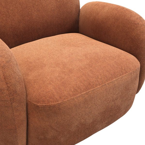 Anoushka Living  Noelle Accent Chair in Rust - Image 7