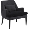 Anoushka Living  Kaia Accent Chair in Anthracite Grey