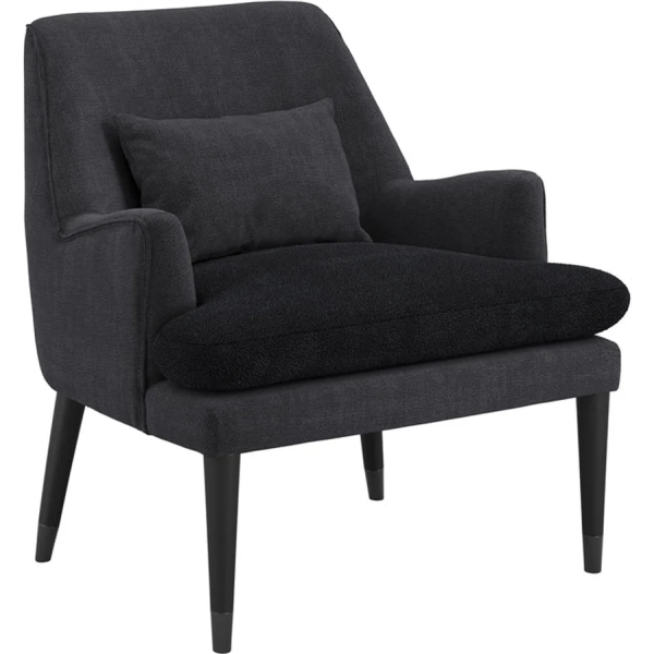 Anoushka Living  Kaia Accent Chair in Anthracite Grey