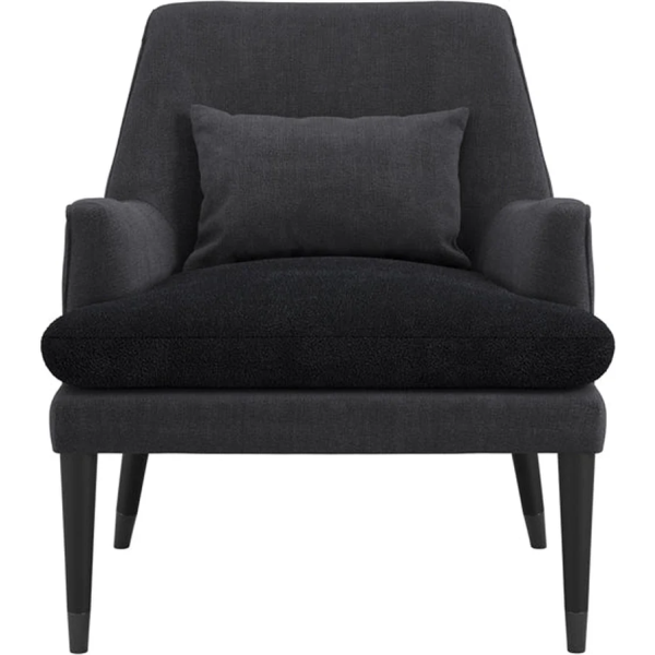 Anoushka Living  Kaia Accent Chair in Anthracite Grey - Image 4