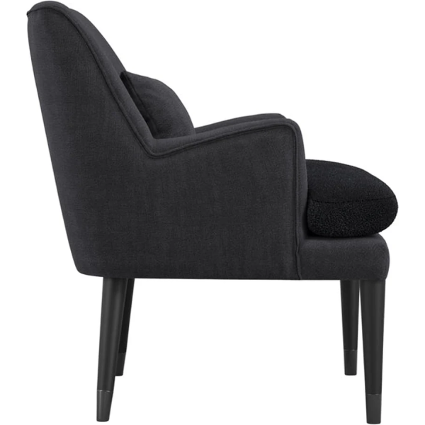 Anoushka Living  Kaia Accent Chair in Anthracite Grey - Image 5