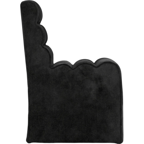 Anoushka Living  Jasmine Dining Chair in Black Velvet Chenille - Image 4