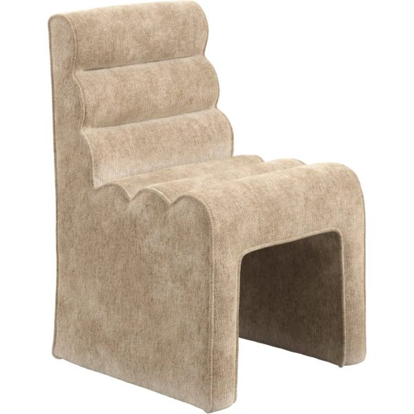 Anoushka Living  Jasmine Dining Chair in Honey Velvet Chenille