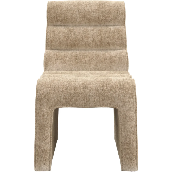 Anoushka Living  Jasmine Dining Chair in Honey Velvet Chenille - Image 4