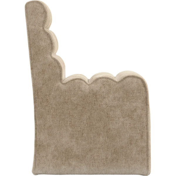 Anoushka Living  Jasmine Dining Chair in Honey Velvet Chenille - Image 5