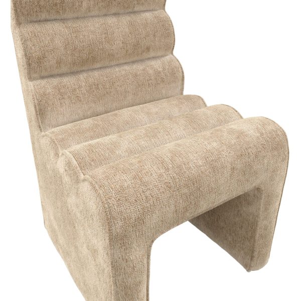 Anoushka Living  Jasmine Dining Chair in Honey Velvet Chenille - Image 6