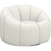 Anoushka Living   Sera Ivory Swivel Chair - Image 2
