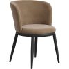 Anoushka Living  Mira Mole / Black Dining Chair (Pair)