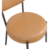 Anoushka Living  Drew Set of 2 Dining Chairs in Caramel - Image 7