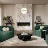 Anoushka Living  Kota Matte Black Coffee Table