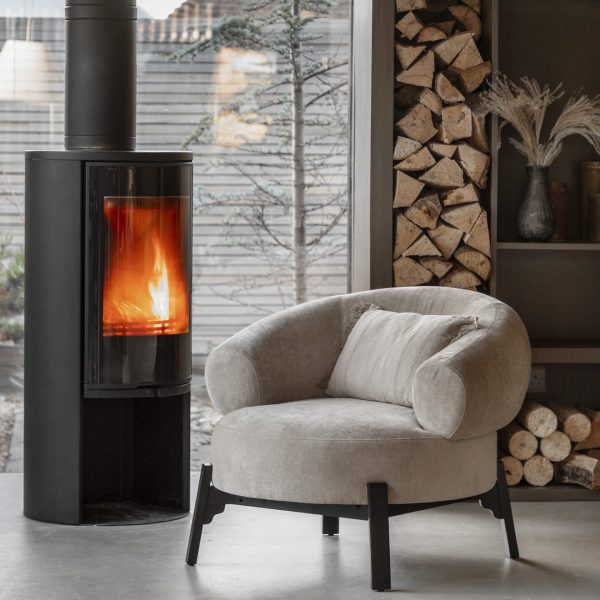 Gallery Interiors  Lido Cream  Armchair - Image 11