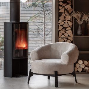 Gallery Interiors  Lido Cream  Armchair