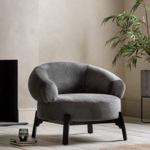 Gallery Interiors  Lido Anthracite  Armchair
