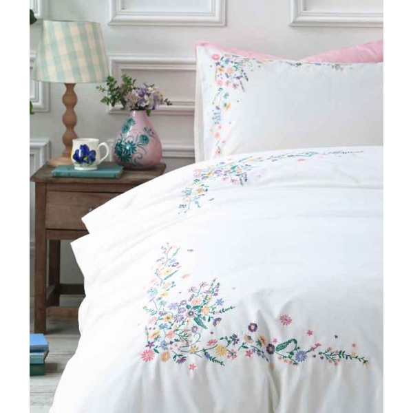 M.M Linen Nette Duvet Cover & Pillowcase Set - Image 3