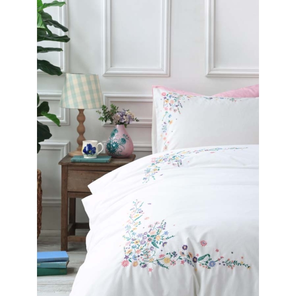 M.M Linen Nette Duvet Cover & Pillowcase Set - Image 4