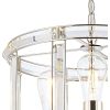 Halo Lighting Charlotte Small Round Column Pendant Polished Nickel 38cm 6 Light E27 - Image 4