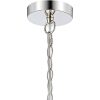 Halo Lighting Charlotte Small Round Column Pendant Polished Nickel 38cm 6 Light E27 - Image 6