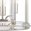 Halo Lighting Charlotte Small Round Column Pendant Polished Nickel 38cm 6 Light E27 - Image 5