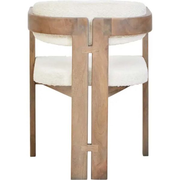 Fifty Five Avenue Porello Grey Mango Wood Chair - Image 5