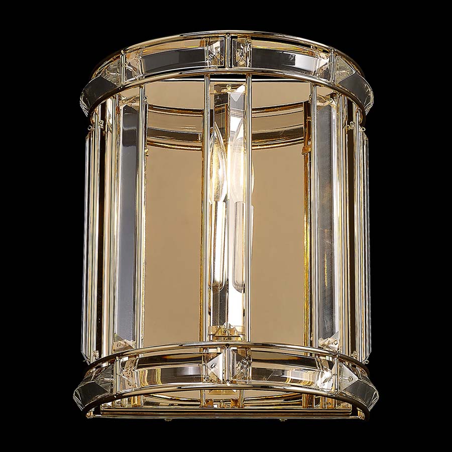Halo Lighting Charlotte Wall Light French Gold 1 Light E14