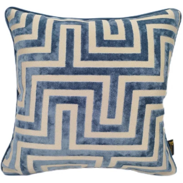 Malini Paul Moneypenny Amazing Blue Cushion 43x43 cm