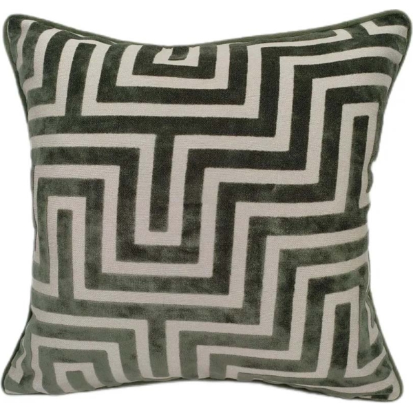 Malini Paul Moneypenny Amazing Sage Large Cushion 56 x 56cm - Image 3
