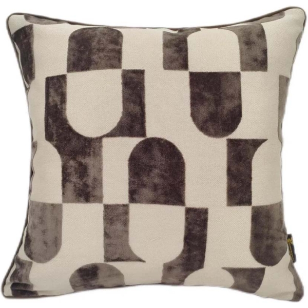 Malini Paul Moneypenny Chillpill Choc Cushion 43x43cm