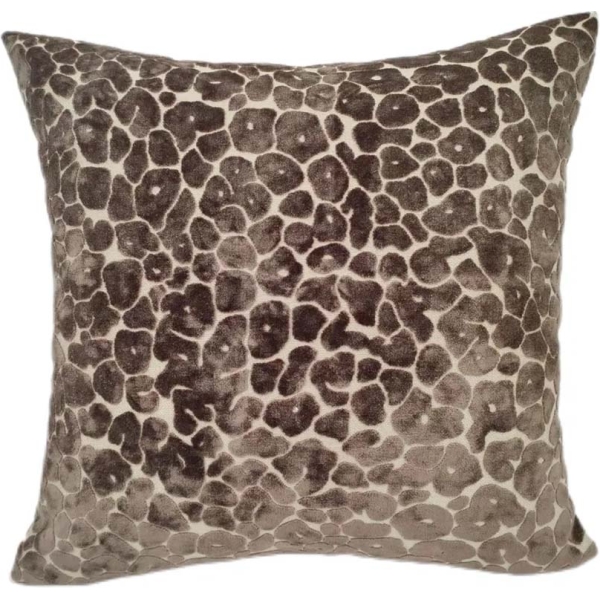 Malini Paul Moneypenny Spoton Choc Large Cushion 56 x56 cm - Image 3