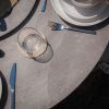 Maze - Monaco Rope Weave 6 Seat Oval Dining Set with Lazy Susan - Cool Linen - Image 7