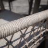 Maze - Monaco Rope Weave 6 Seat Oval Dining Set with Lazy Susan - Cool Linen - Image 10