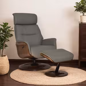 Global Furniture Alliance Reya Swivel Recliner - Available in 3 Colours